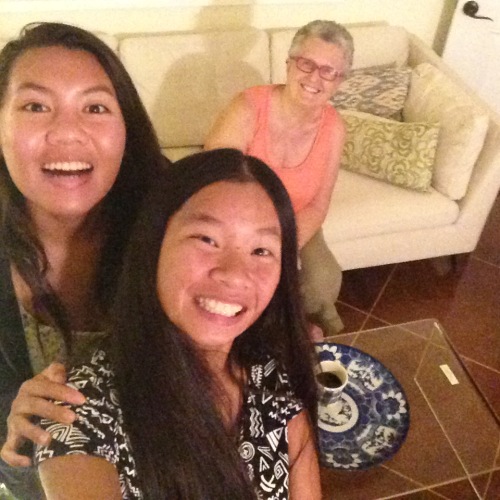 YaYu won a selfie stick at the annual Key Club - Kiwanis dinner this week, and I promptly photobombed their first picture.