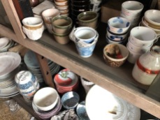 Odds and ends of teacups and bowls