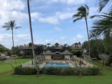 View of the pool from the lanai